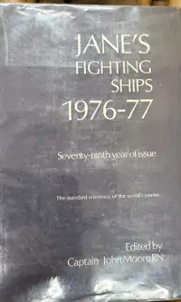 Book - Jane's fighting ships 1976-77 - first edition