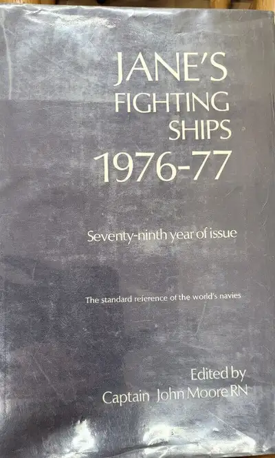 Title: Jane's Fighting Ships 1976-77. Publisher: Macdonald & Jane's, 1976. Publication Date: 1976 Bi...