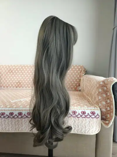 cosplay wig new dark grey, View more