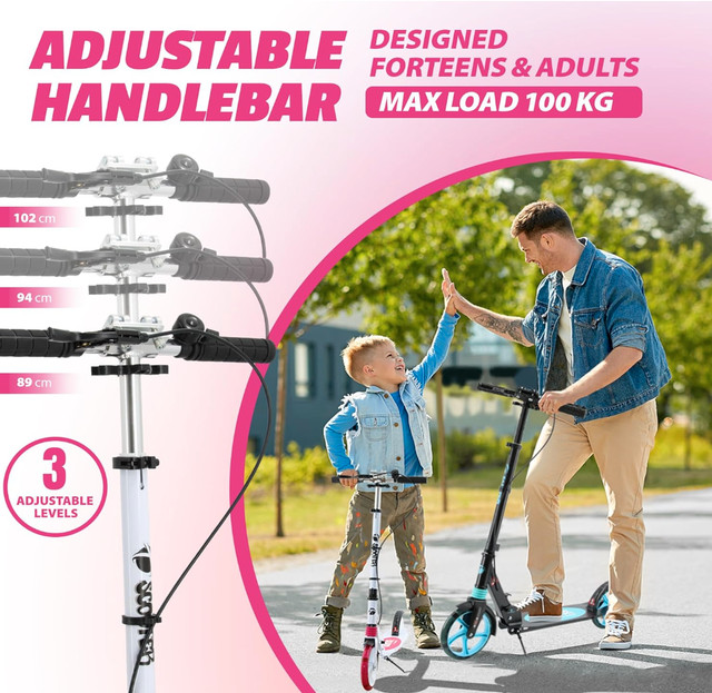 Scooter for Kids Ages 6+ Teens & Adults in Exercise Equipment in Edmonton - Image 2