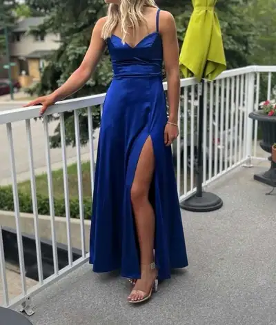 Grad dress with pockets, View more