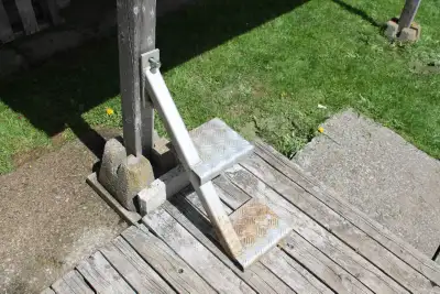 ... This Aluminum step . Is a 2 step for getting up Or Down Just bolts on anything you want. Truck,...