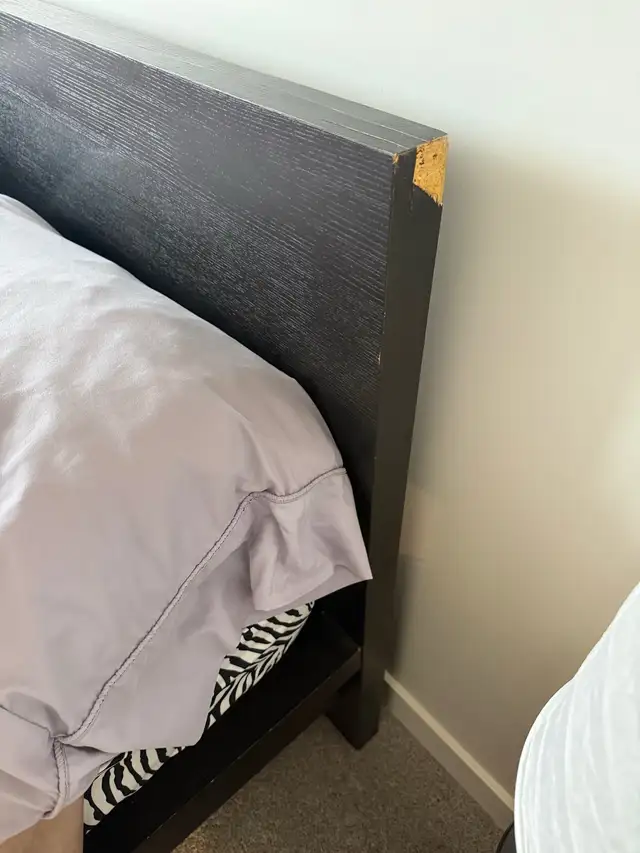 Queen IKEA like bed and frame FREE | Beds & Mattresses | Calgary | Free ...