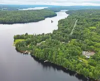 For sale Building lot on 1 acre waterfront  unobstructed views