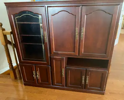 Solid wood Entertainment Centre/display Cabi/Living room storage, View more
