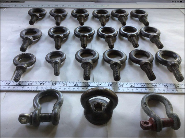 Eye Bolts With Shoulder for Lifting - 5/8” & 1/2” + Lifting Lugs in Other in St. Catharines - Image 2