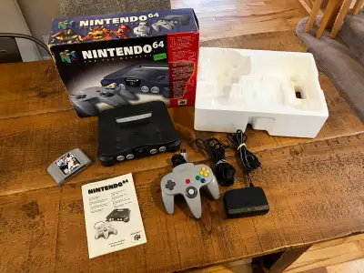 N64 console CIB Complete in Box + 1 game, View more