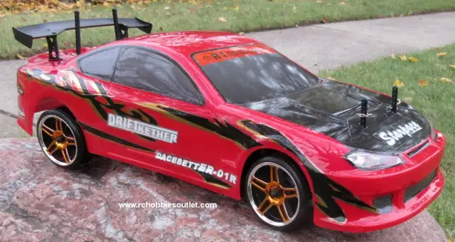 RC  Drift Car Electric with 8 Lights 2.4G Radio in Hobbies & Crafts in Hamilton - Image 3