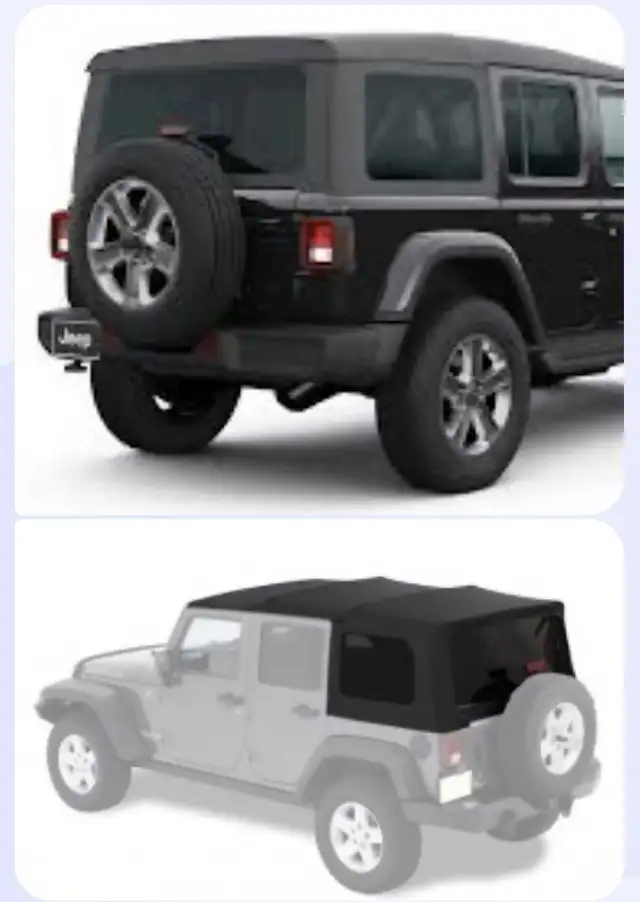Jeep Wrangler Folding Soft Top in Other Parts & Accessories in Sudbury - Image 2