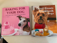 2 dog treat cookbooks