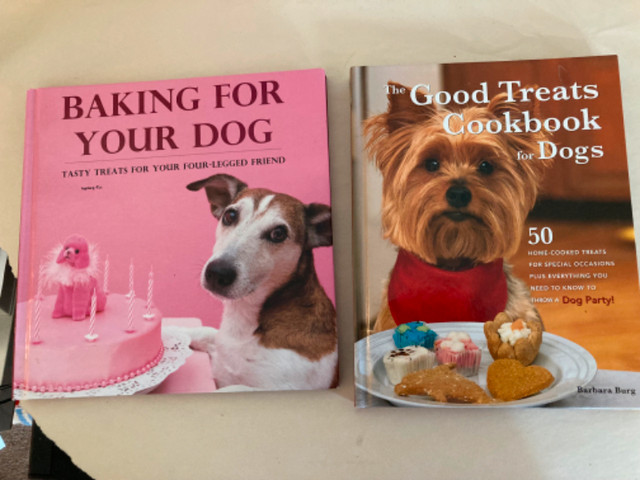 2 dog treat cookbooks in Accessories in Edmonton