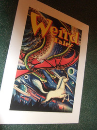 #2/100 Limited Edition Weird Tales pulp cover Edmond Hamilton SF