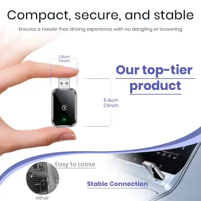 Wireless CarPlay Adapter for iPhone, View more