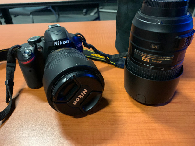 Nikon D3200 -24 Mp + 2 Objectifs (18-105mm & 70-300mm) dans Appareils photo et caméras  à Ville de Montréal - Image 2