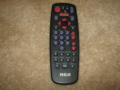 This listing is for a RCA CRK91FF1 Remote Control for DSS TV VCR - battery cover is included. This i...
