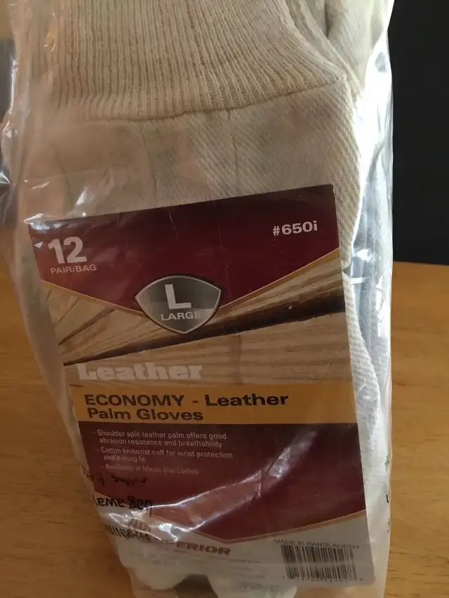 Work Gloves - Brand New - 12 pair per pack64840238793987123