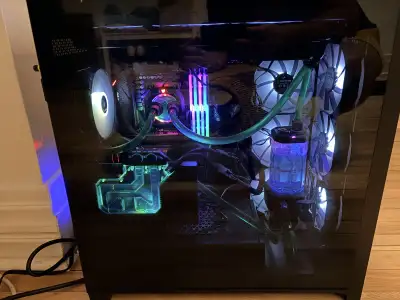 PC GAMER 3090 water cooling custom, View more