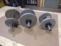 Weights, Dumbell Bars & Misc Equipment