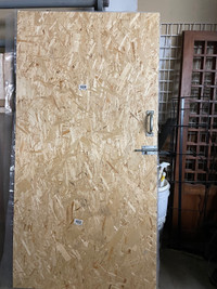 Insulated door•2 metal door handles•slide for padlock/hinges