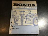 1990 Honda VRF750F Motorcycle Factory OEM Service Manual