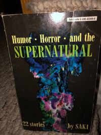 Novel -Vintage Horror Book Humor Horror and the Supernatural $10