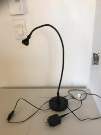 Lampe de table, lampe de chevet noir