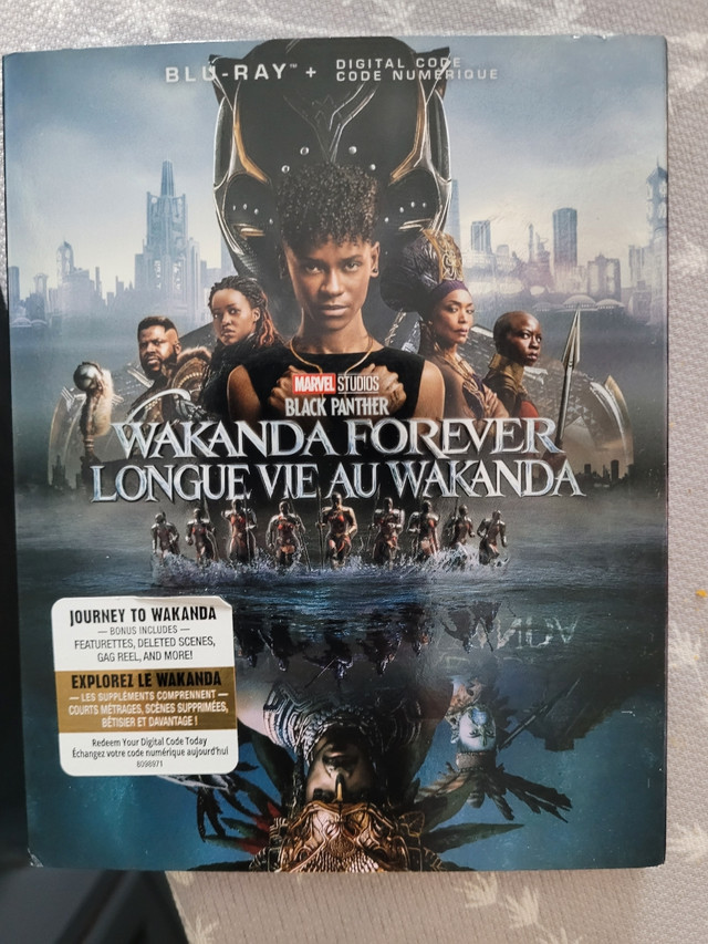 Black Panther 2 Wakanda Forever Blu-ray New and sealed in CDs, DVDs & Blu-ray in Kitchener / Waterloo