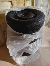 Used winter tires with rims