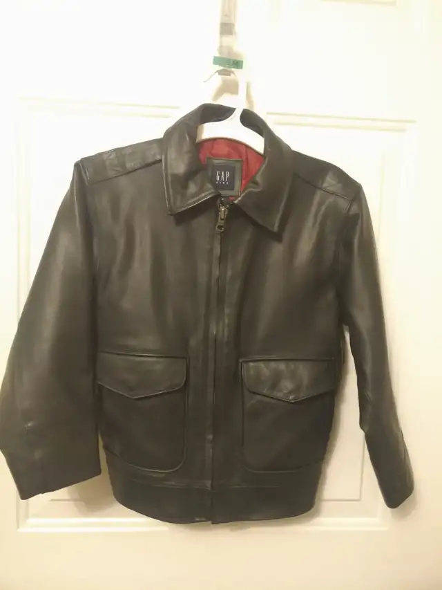 Boys leather Gap jacket64519998013826123