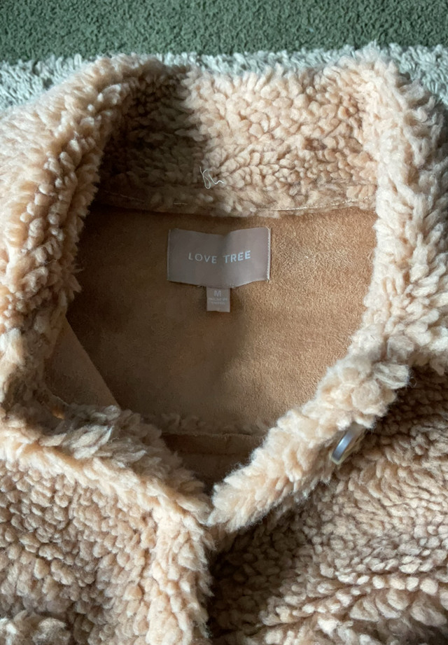 Fuzzy Sherpa jacket in Women's - Tops & Outerwear in Red Deer