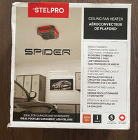 Aéroconvecteur  pour garage Spider de Stelpro neuf