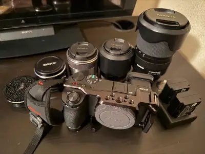 Sony a6700 + lenses + memory card, View more