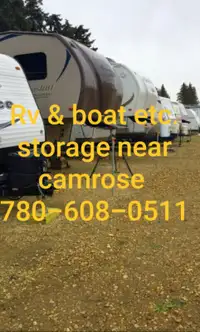 Rv and boat etc . storage camrose