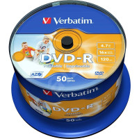 Verbatim DVD-R 4.7GB 16x 50pcs -  BOITE NEUVE SCÉLLÉ