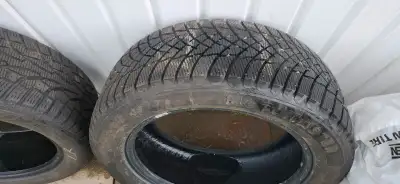 4 Motomaster 215/55R17 winter tires driven less than 1000 miles plus 1 tiger paw 17. $200 OBO takes...
