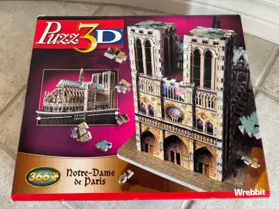 Notre Dame cathedral 3D puzzle , View more