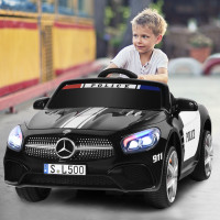 2023 12V Police Mercedes-Benz SL500 Kids Ride On Car with LED Si