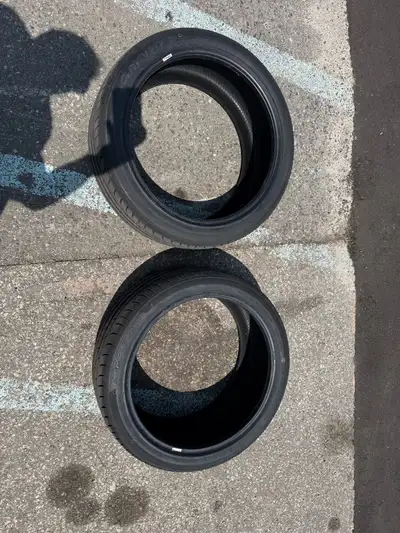 Haida 245/40R19 almost NEW tires for sale Bought 2 new tires to experiment with the car fitment. Did...