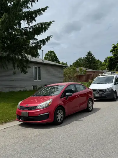 2016 Kia Rio, car runs and drives well. It needs a flex pipe and could use a brake job. Lots of meat...