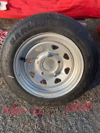 12” spare trailer tire/ new