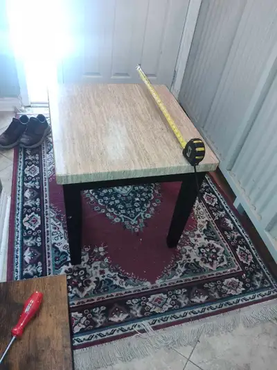 marble look side or end table., View more