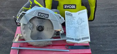 Ryobi circular saw with laser guide, View more