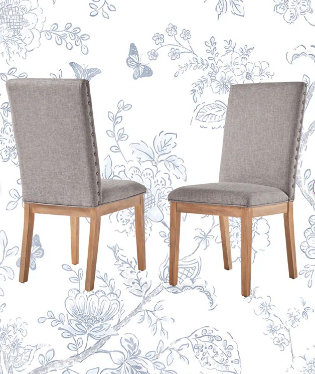 Avril Linen Solid Back Parsons Chair (Set of 2) - 4 Sets Availab in Chairs & Recliners in Hamilton - Image 2