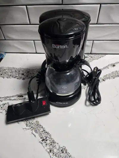 New 4 cup 12v burton coffee maker, View more