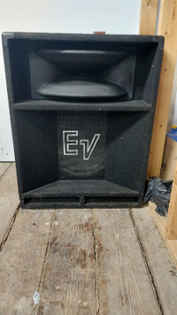 Two EV PA speakers
