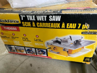 Workforce 7” tile wet saw THD550