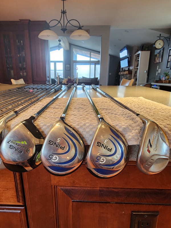 REDUCEDGOLF CLUBS. PING i3 blades full set with woods and sandy Golf