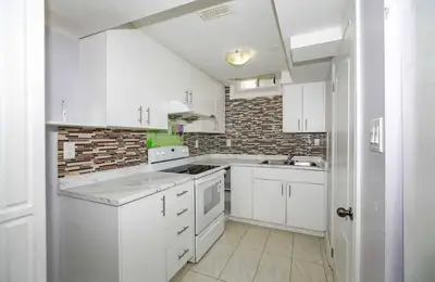 2 room basement, living room, kitchen, separate entry, 1 car parking. Plenty of pot lights. Small fa...