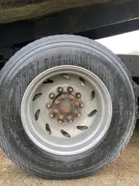 24.5 used tires and rims , 