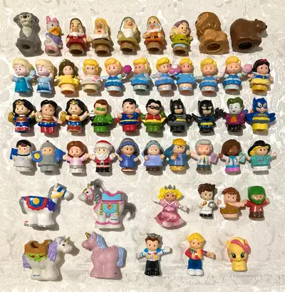 Fisher Price Little People Characters $5 each Assortment of figures and animals: different jobs (doc...